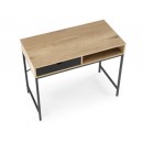 Стол компьютерный HALMAR B50 натуральный/черный